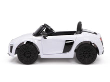 Load image into Gallery viewer, Audi R8 Ride On Race Car with Remote, Leather Seat and Rubber Tires